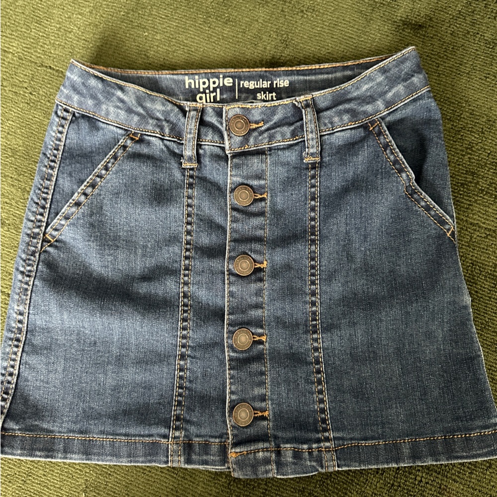Girls Denim skirt - size 7